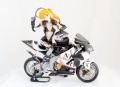 FG3509 Asuka with Motorcycle - Black and White