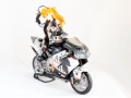 FG3509 Asuka with Motorcycle - Black and White