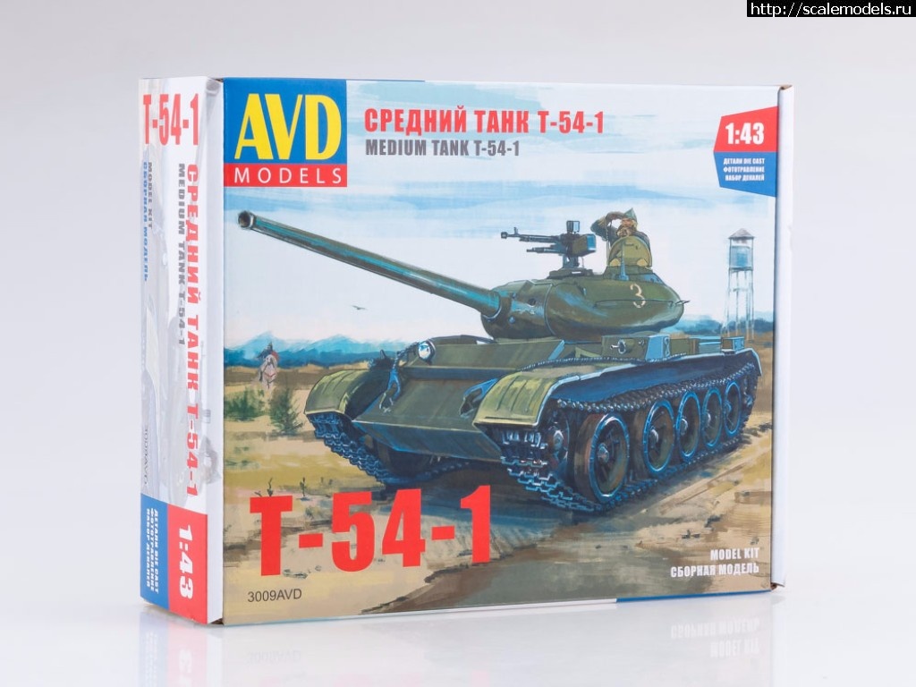 1499411245_sbornaja-model-srednijj-tank-T-54-1.jpg :   AVDmodels, , Great Wall Hobby, Riich  