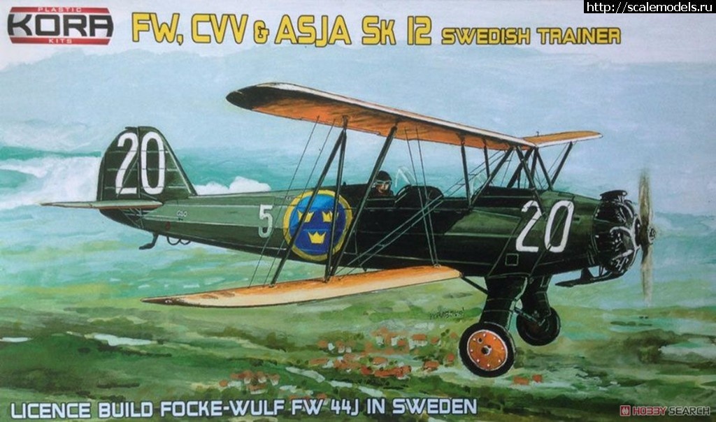 1499451300_10477123p.jpg :  Kora Models 1/72 Focke Wulf Fw 44 Steiglitz  