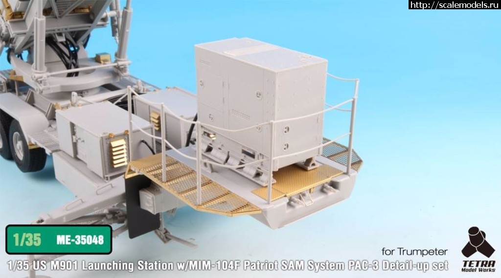 1500535804_19989387_1607594552607527_745930264988794149_n.jpg :  Tetra Model Works 1/35 M901 Launching Station w/MIM-104F Patriot System PAC-3 Detail-up set  