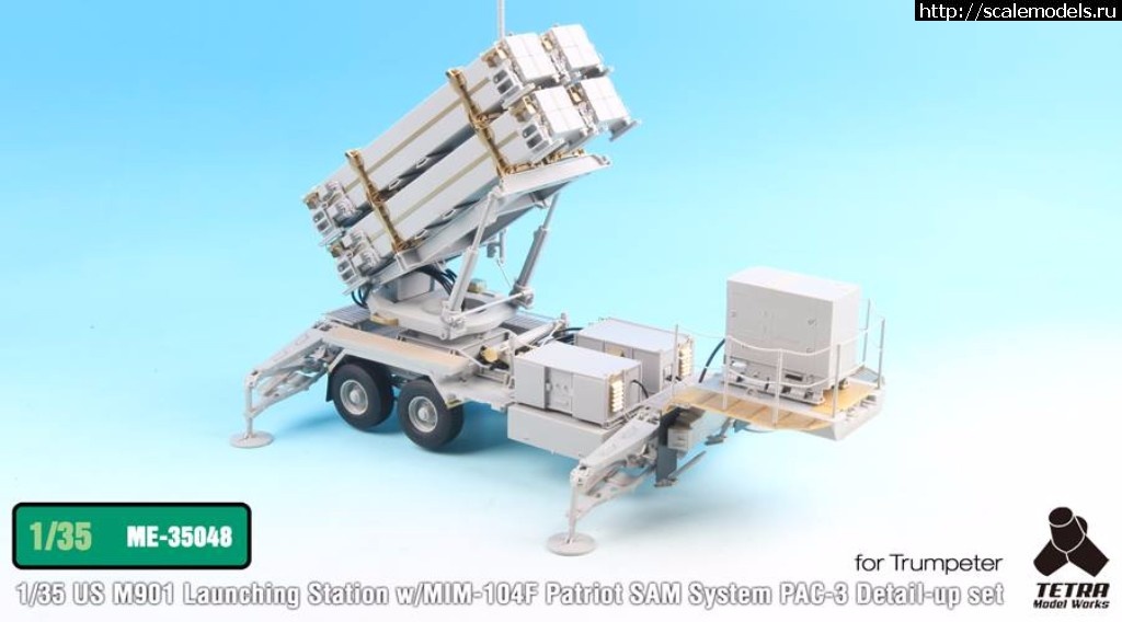 1500535806_20031862_1607594699274179_1625282532713645385_n.jpg :  Tetra Model Works 1/35 M901 Launching Station w/MIM-104F Patriot System PAC-3 Detail-up set  