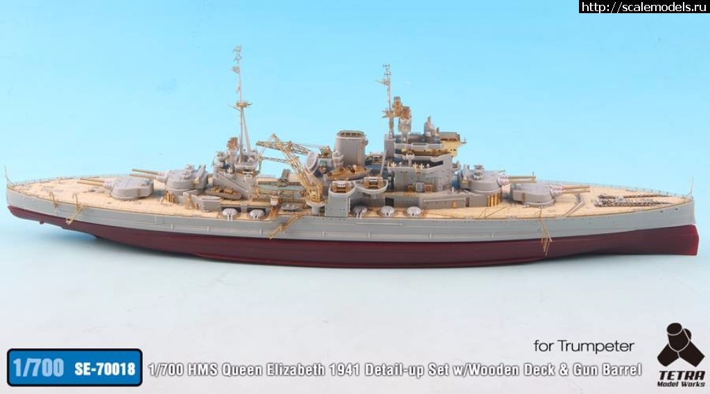1500636729_20108316_1615248151842167_1333395797235582463_n.jpg :  Tetra Model Works 1/700 HMS Queen Elizabeth 1941 Detail-up Set  