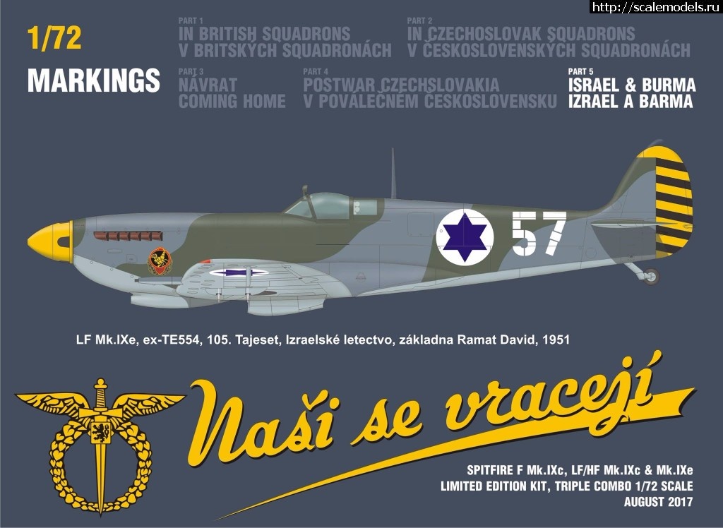 1501576615_20414344_1747801701901436_2379482340027523956_o.jpg :  Eduard 1/72 Spitfire Nasi se vraceji (triple combo limited edition)  