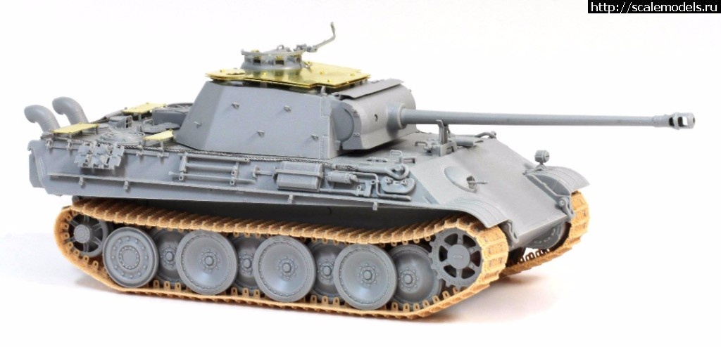 1501755031_20615678_1863024273724050_3675683148615350062_o.jpg :  Dragon 1/35 Panther Ausf.G Late Production w/Add-on Anti-Aircraft Armor   