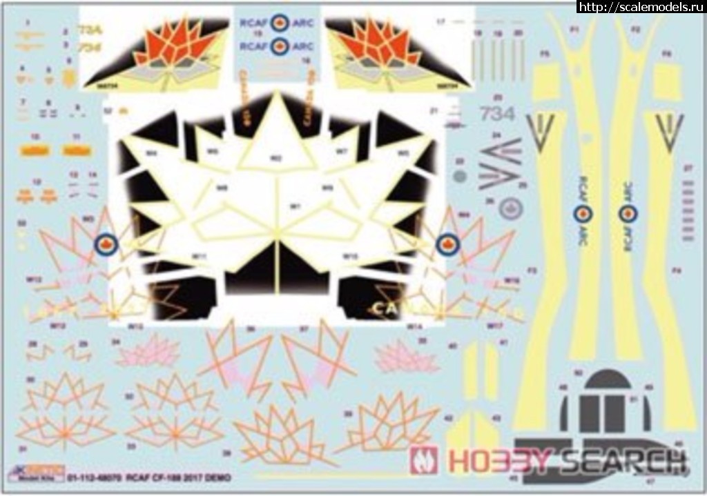 1501845645_10482633b.jpg :  Kinetic 1/48 McDonnell Douglas CF-188 Demo Team 2017  