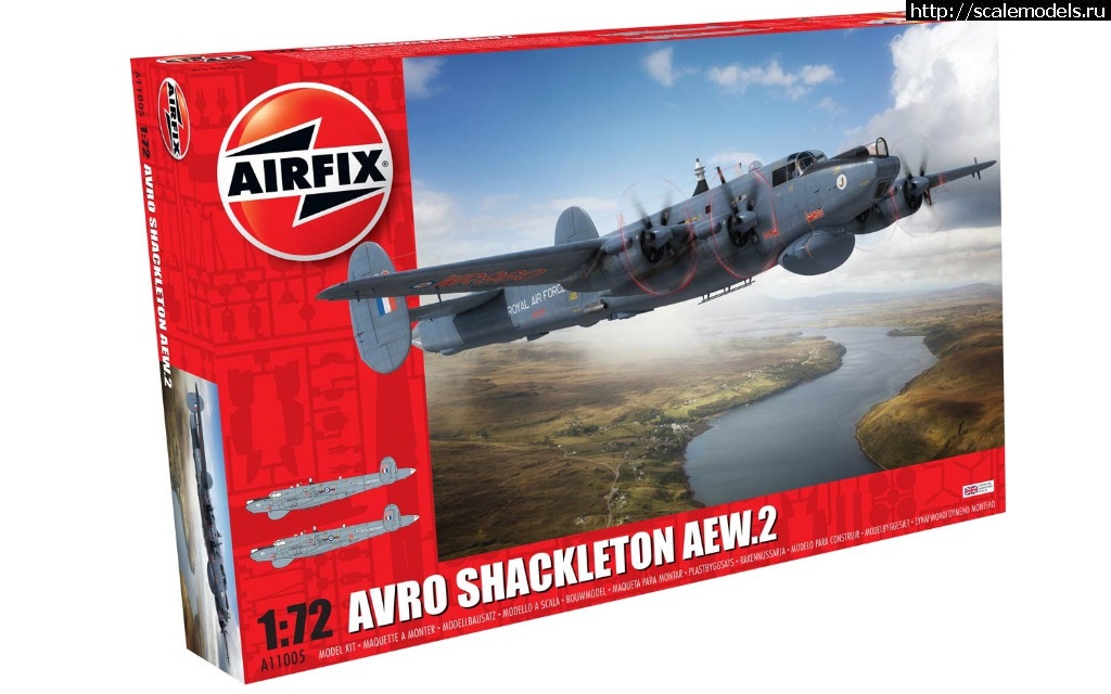 1502649124_a11005_1_avro_shackleton_aew2_3d_box.jpg :   Airfix 1/72 Avro Shackleton AEW.2   