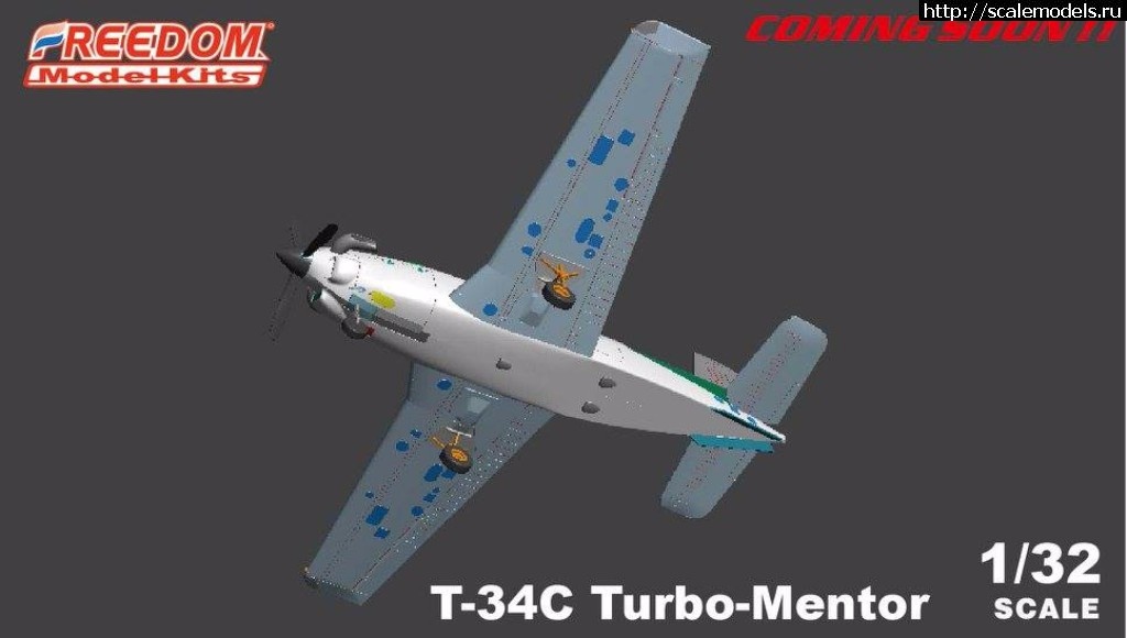 1502715351_20819734_1492074710873045_212762327056258184_o.jpg :  Freedom Model Kits 1/32 T-34C Turbo-Mentor - 3D-  