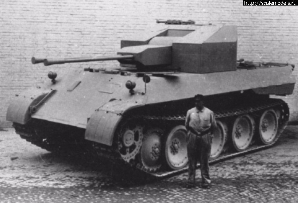 1503942759_Flakpanzer-Coelian-maket.jpg : #1409680/ 5,5 cm Flakpanzer mit PzKpfw V Panther Ausf G -   