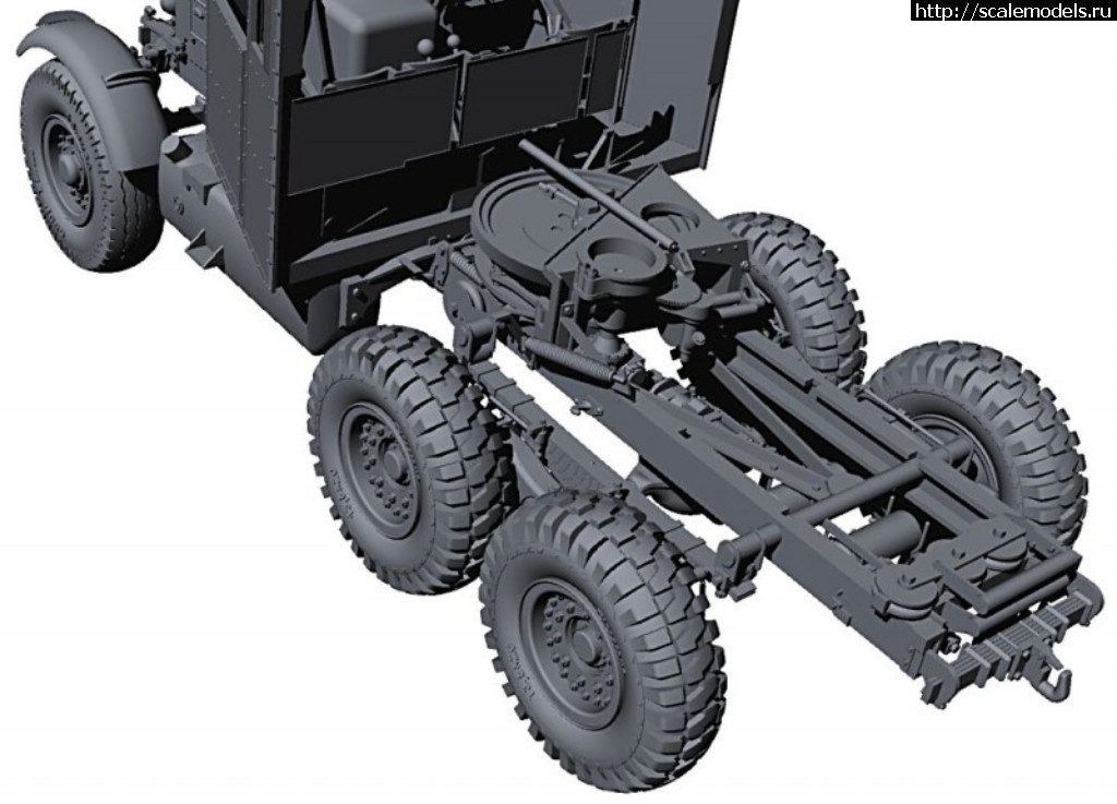 1504455766_35202_8.jpg :  Thunder model 1/35 Scammell Pioneer R100 Heavy Artillery Tractor   