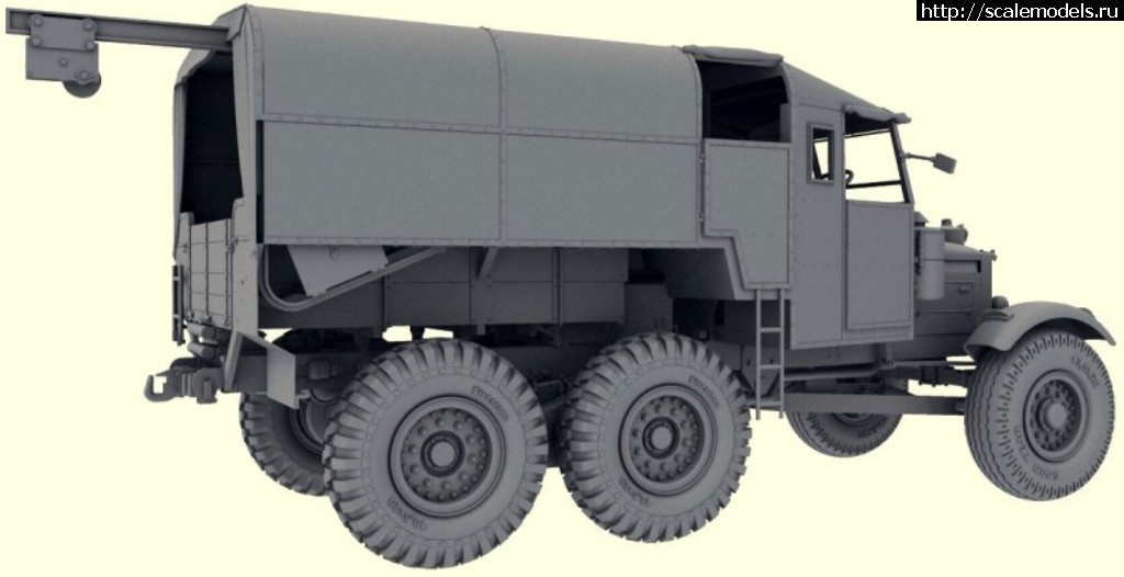 1504455767_35202_11.jpg :  Thunder model 1/35 Scammell Pioneer R100 Heavy Artillery Tractor   