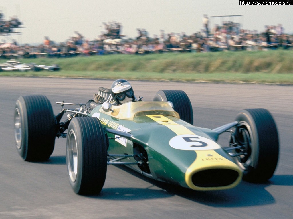 1504548505_autowp-ru_lotus_49_3.jpg : ICM 1/48 Spitfire Mk IX - F1 Lotus 49 Jim Clark  