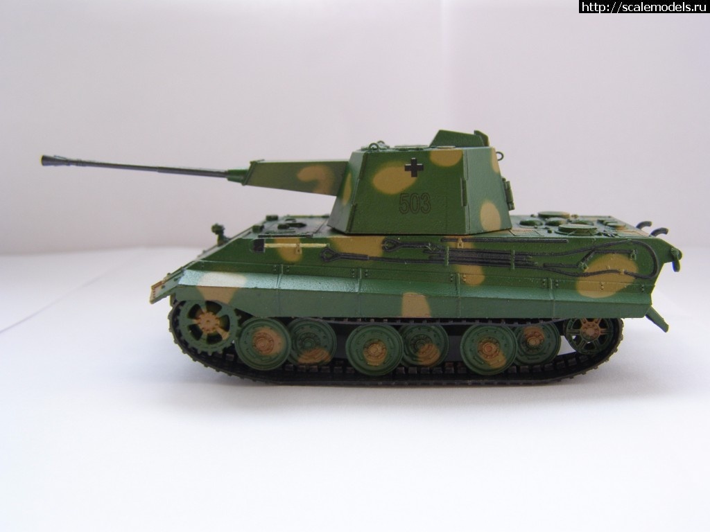 1505068145_P9102051.JPG : #1413210/ Modelcollect 1/72 E-50 Flakpanzer with FLAK 55 !  