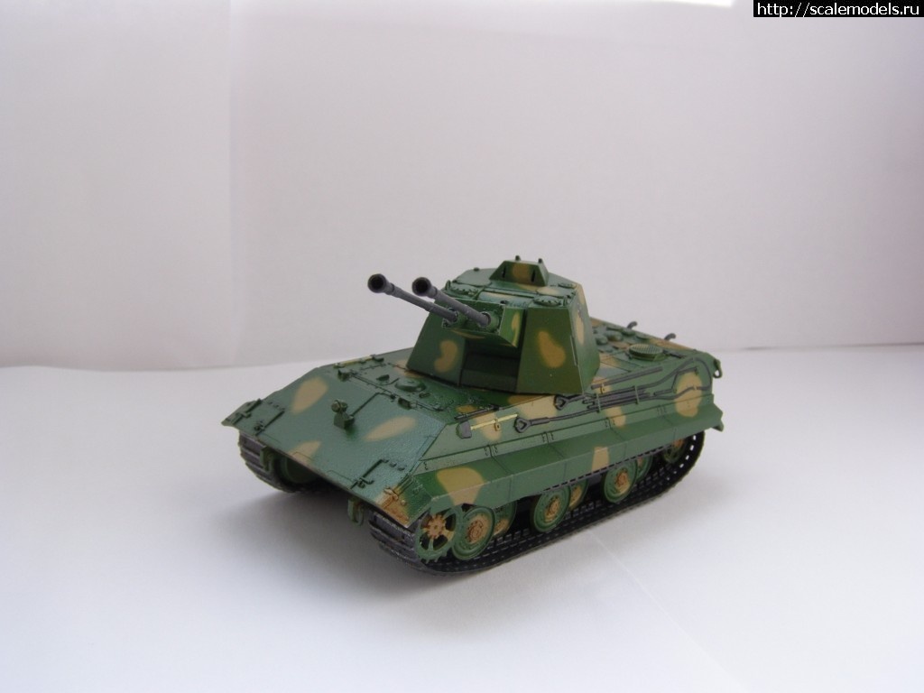 1505068152_P9102058.JPG : #1413210/ Modelcollect 1/72 E-50 Flakpanzer with FLAK 55 !  