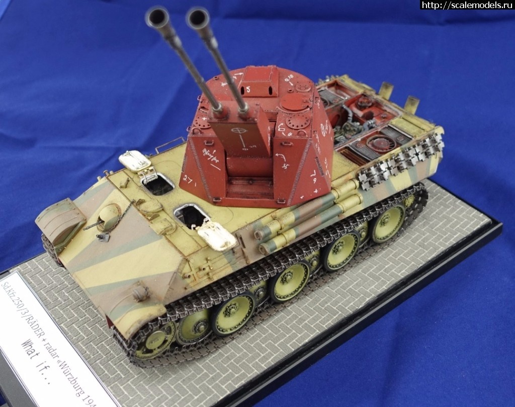 1505239805_1.jpg : #1413565/ 5,5 cm Flakpanzer mit PzKpfw V Panther Ausf G -   