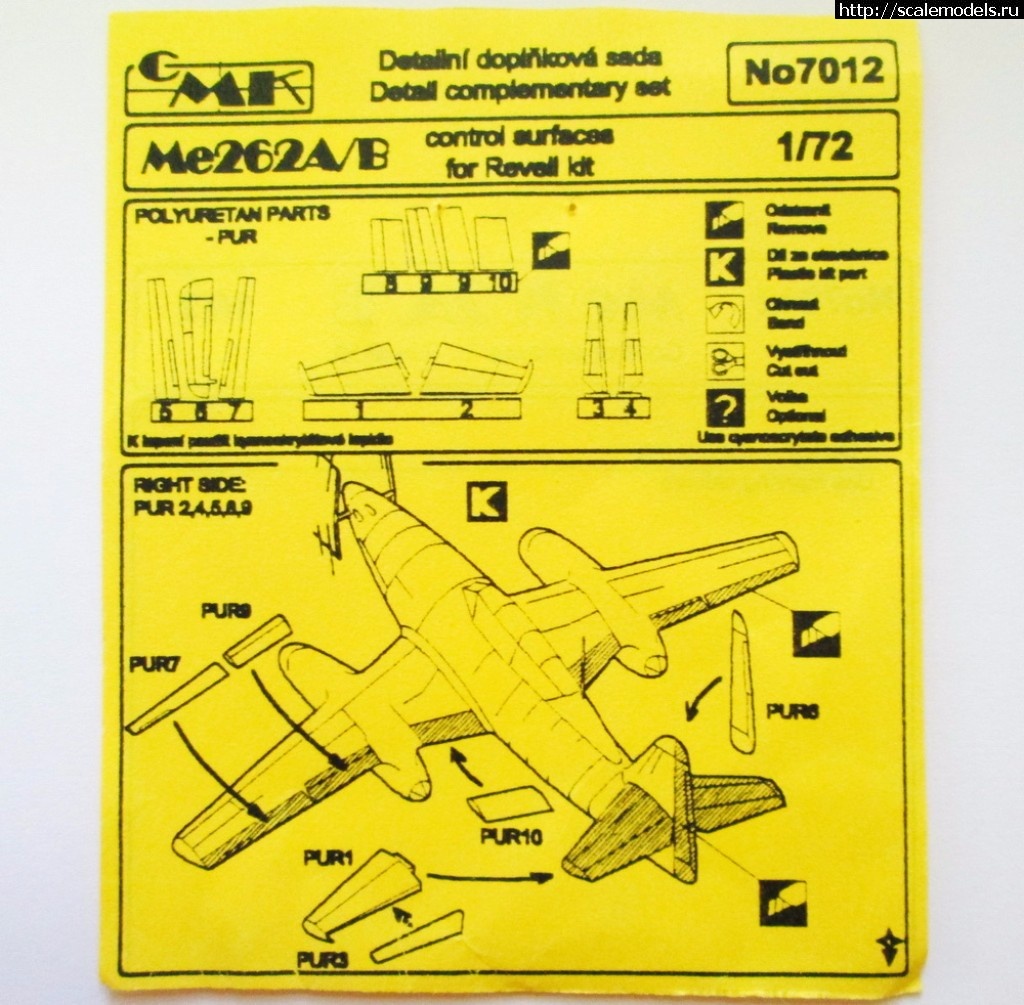 1505550114_07.JPG :  CMK 1/72 Me-262 A/B arma...(#11410) -   