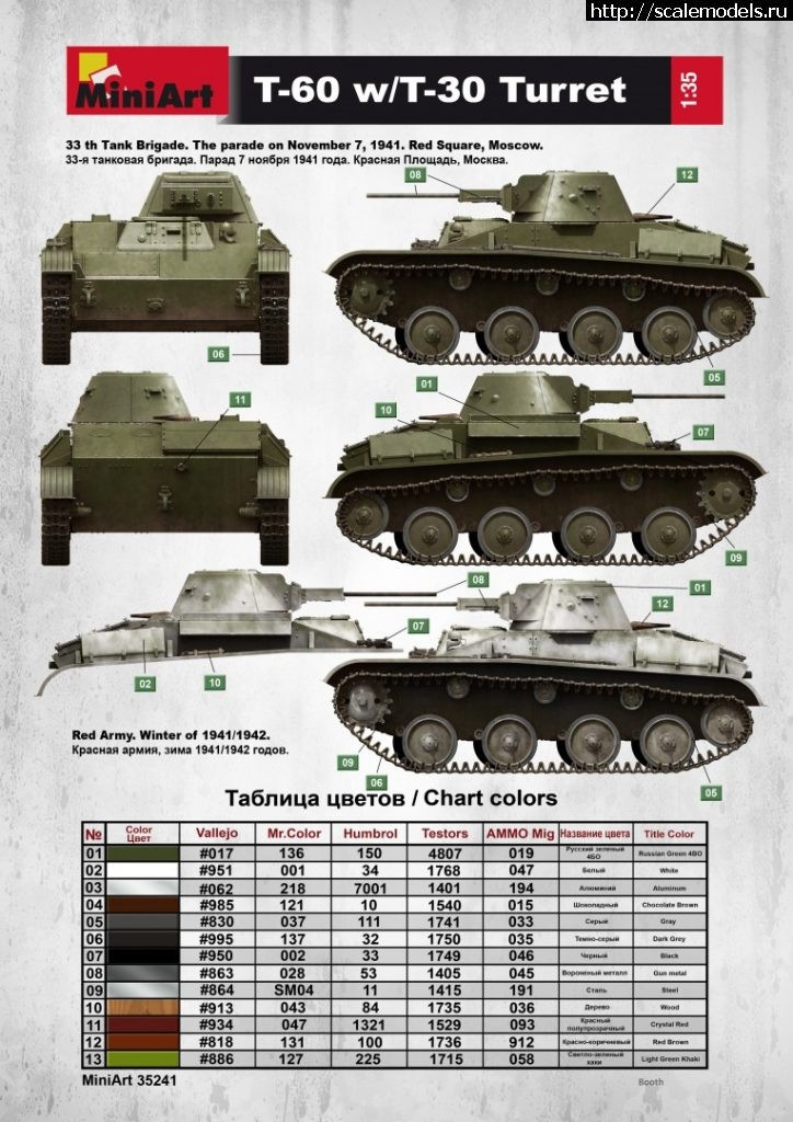 1507322890_T-60-35241-page-01--724x1024.jpg :  Miniart 1/35  T-60 (T-30 Turret) Interior kit  