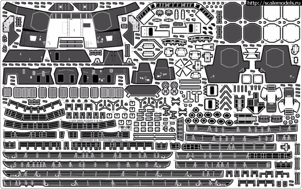 1507630927_35027f1-12.jpg :  Pontosmodel 1/350 DDG Arleigh Burke Class F IIa Detail Set  