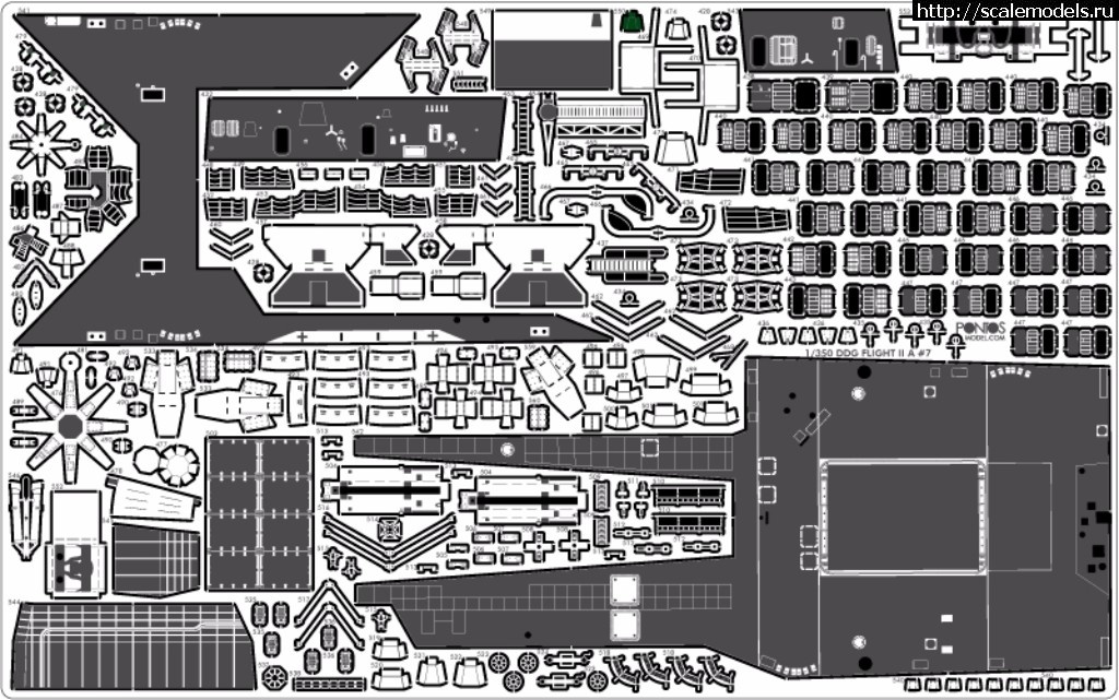 1507630929_35027f1-17.jpg :  Pontosmodel 1/350 DDG Arleigh Burke Class F IIa Detail Set  