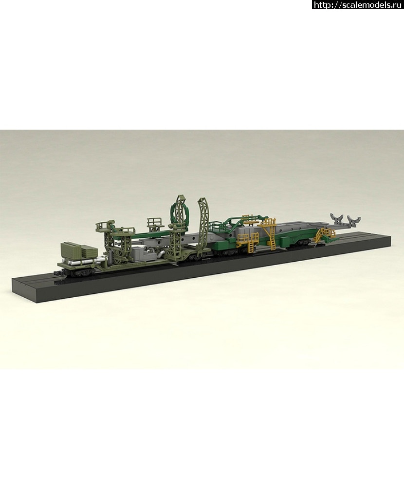 1507893633_goodsmileshop-com7.jpg :  Good Smile Company 1/150 Plastic Model Soyuz Rocket & Transport Train  