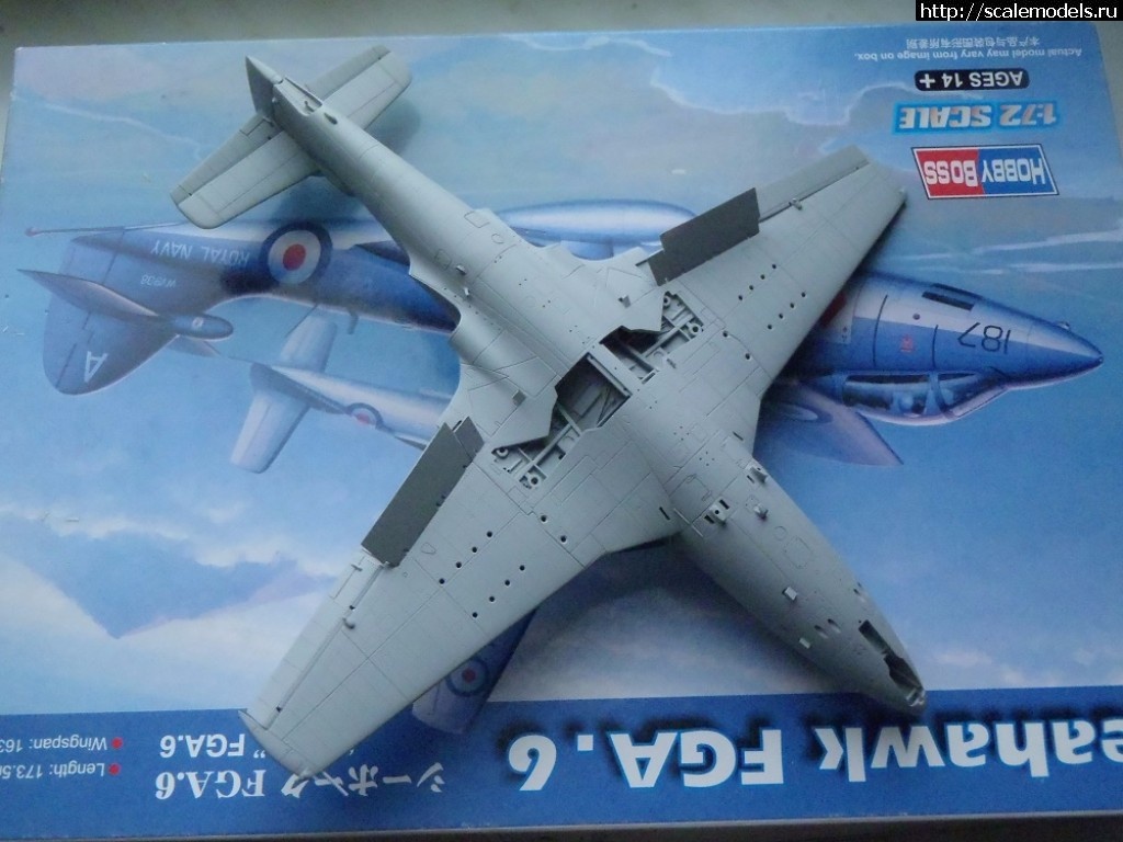 1507909390_PA130002.JPG : #1422624/ Hawker Sea Hawk FGA.6     1:72 HobbyBoss   .   