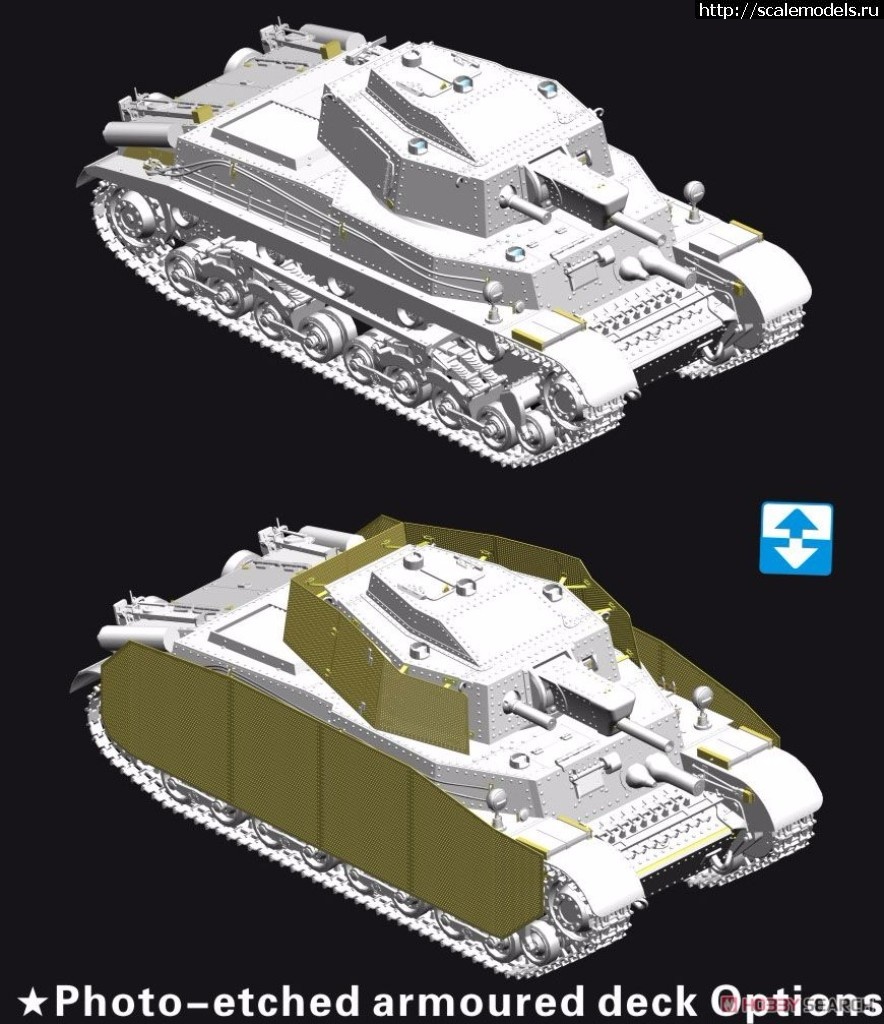 1508337546_10494313b7.jpg :  Bronco 1/35 - 41M Turan II  Cruiser Tank Mk.I/I CS  