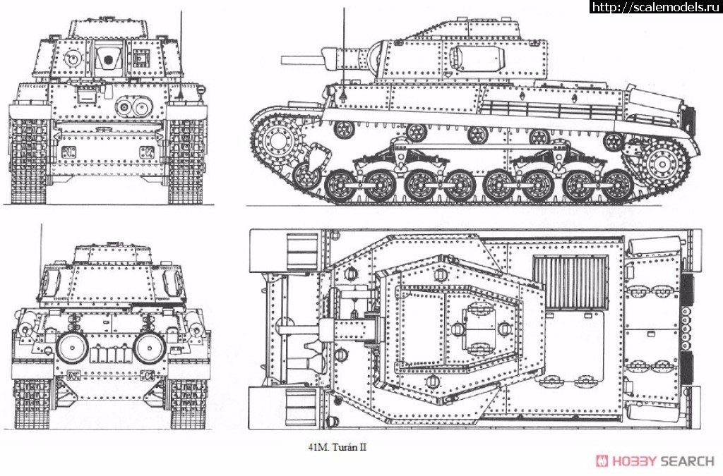 1508337550_10494313b18.jpg :  Bronco 1/35 - 41M Turan II  Cruiser Tank Mk.I/I CS  