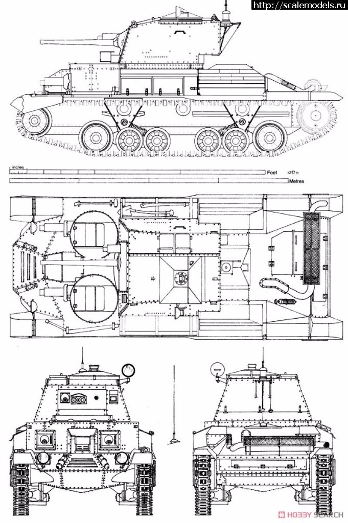 1508337774_10494365b12.jpg :  Bronco 1/35 - 41M Turan II  Cruiser Tank Mk.I/I CS  