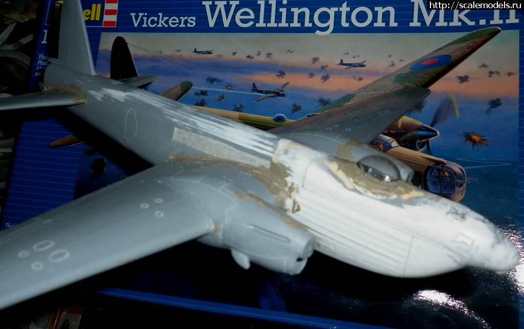 1508573219_P1010563.JPG : #1424676/ Vickers Wellington MkVI , Revell +Unicraft ,1 /72   