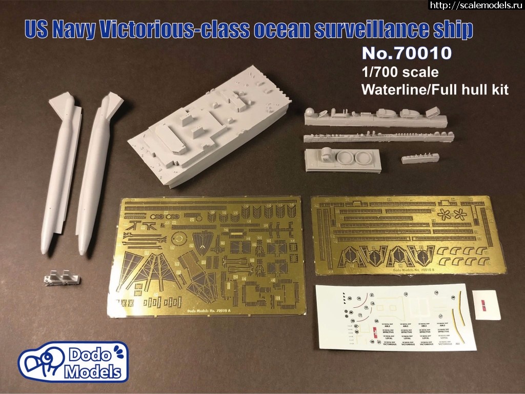 1508754718_22548823_1991172037795119_7453249722346599169_o.jpg :  Dodo Models 1/700 USNS Victorious (T-AGOS-19)     