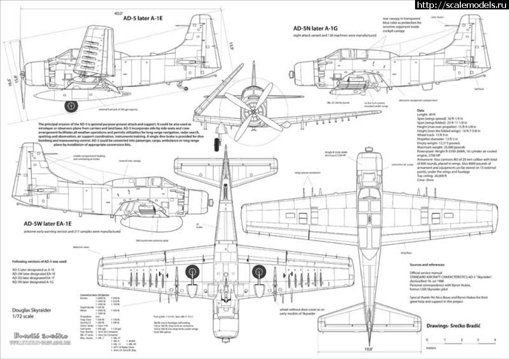 1508938772_douglas-ad-5-skyraider.jpg : #1425949/ 1/48 Revell AD-5/A-1E  