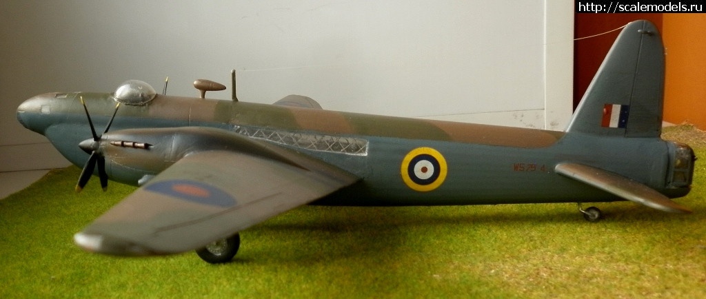 1509343630_P1010622.JPG : #1426723/ Vickers Wellington MkVI , Revell +Unicraft ,1 /72   