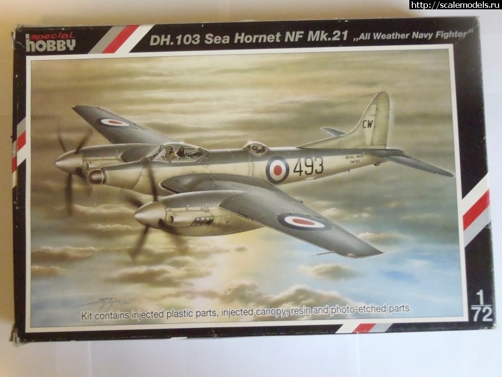 1509388433_PA260001.JPG : DH-103  Sea Hornet NF Mk.21  Special Hobby  1:72.  .  