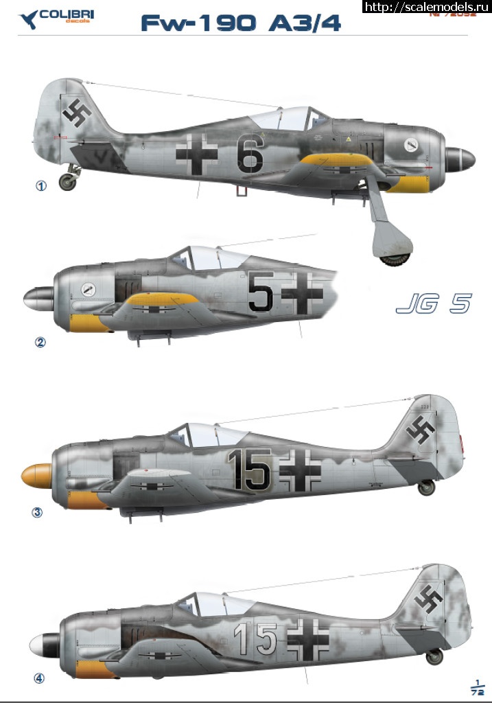 1509546640_72052-1.jpg :    Fw-190 -3/4,  1/72  Colibri  