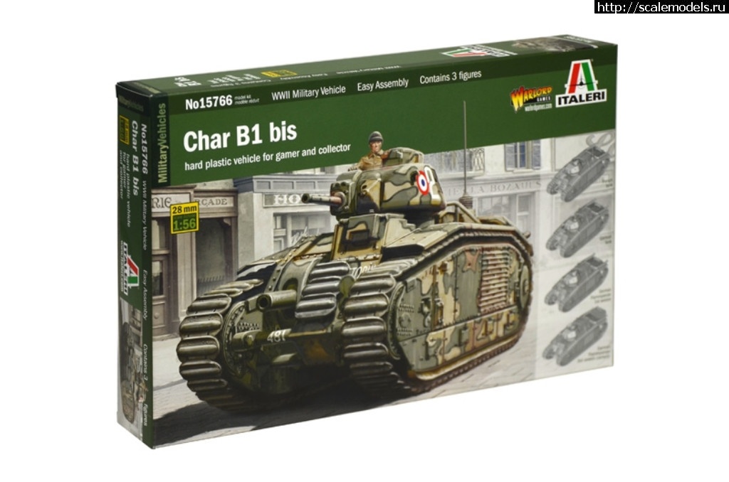 1509900038_122.jpg :  Italeri 1/56 Char B1 bis (15766)  