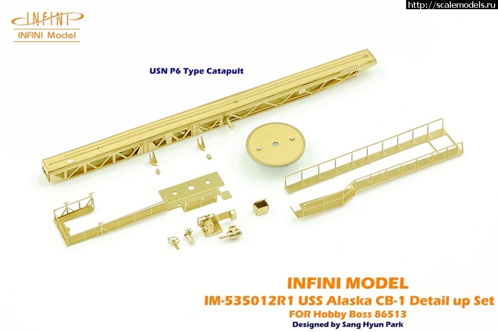 1510561733_23550099698_e1203a1059_b.jpg :  Infini Model 1/350 battlecruiser USS Alaska CB-1 detail set  