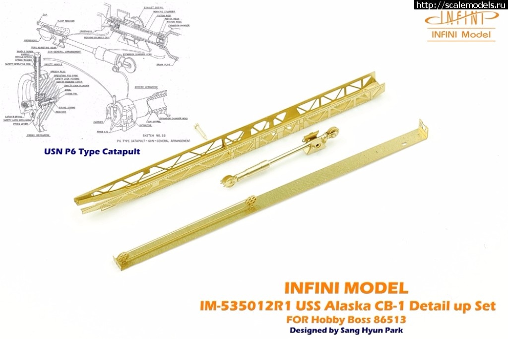 1510561746_37402689941_6570b1f3e2_o.jpg :  Infini Model 1/350 battlecruiser USS Alaska CB-1 detail set  
