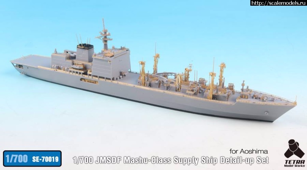 1510563475_23435245_1731953650171616_2288023787453502758_n.jpg :  Tetra Model Works 1/700 JMSDF Mashu-Class Supply Ship Detail-up Set  