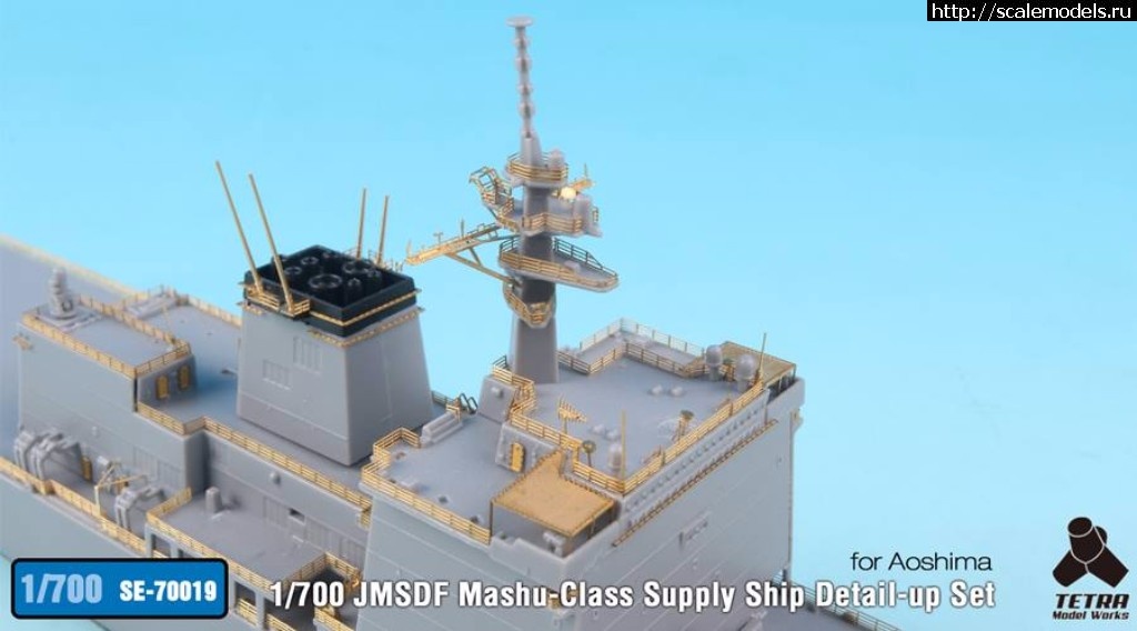 1510563478_23517736_1731953803504934_1810967953437265331_n.jpg :  Tetra Model Works 1/700 JMSDF Mashu-Class Supply Ship Detail-up Set  