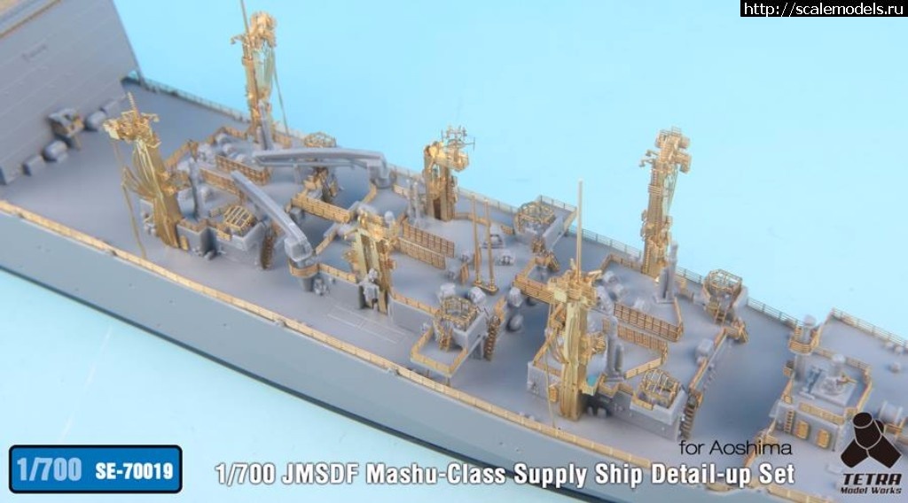 1510563481_23561728_1731953990171582_9134842308918641250_n.jpg :  Tetra Model Works 1/700 JMSDF Mashu-Class Supply Ship Detail-up Set  