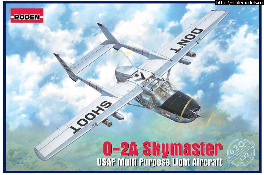 1512039086_001.jpg :  Roden 1/32 Cessna O-2A Skymaster  
