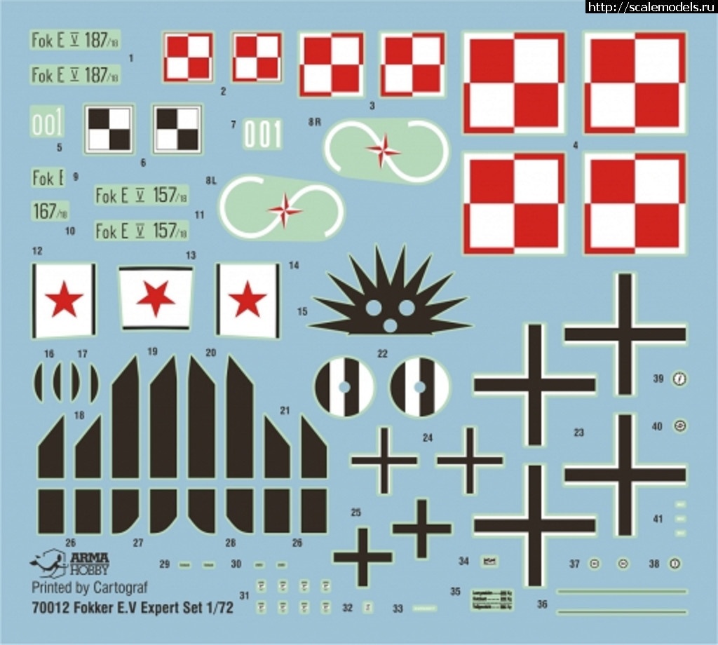 1512291102_big_ah-70012-decal-1.jpg :  Arma Hobby 1/72 Fokker E.V (D.VIII)   