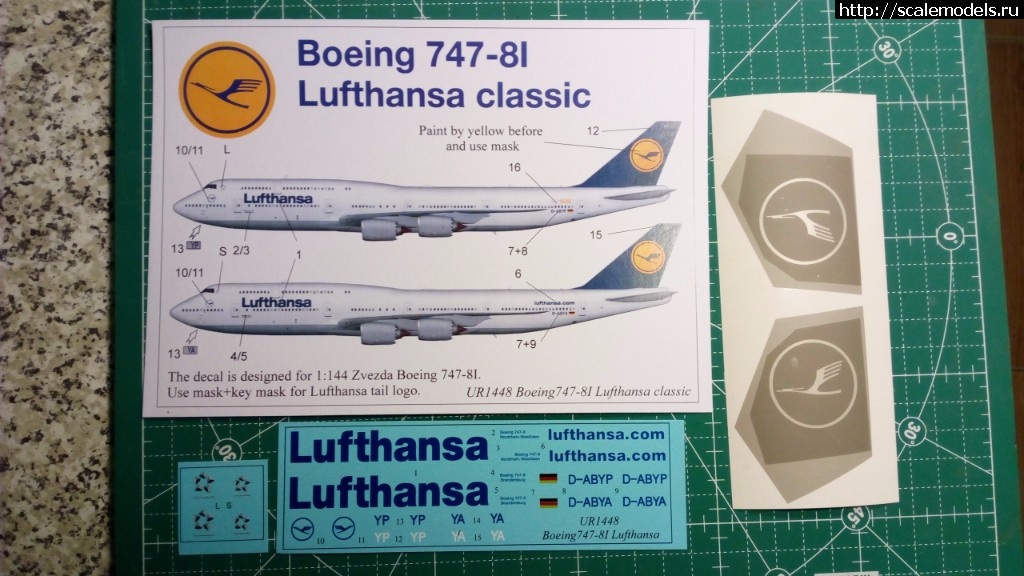 1512495625_IMG_20171204_001110.jpg :  UpRise: Lufthansa   Boeing 747-8I ( 1:144)  