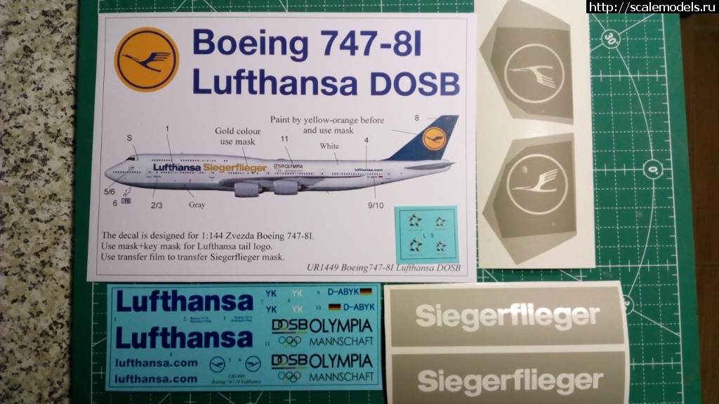 1512495742_IMG_20171204_001420.jpg :  UpRise: Lufthansa   Boeing 747-8I ( 1:144)  