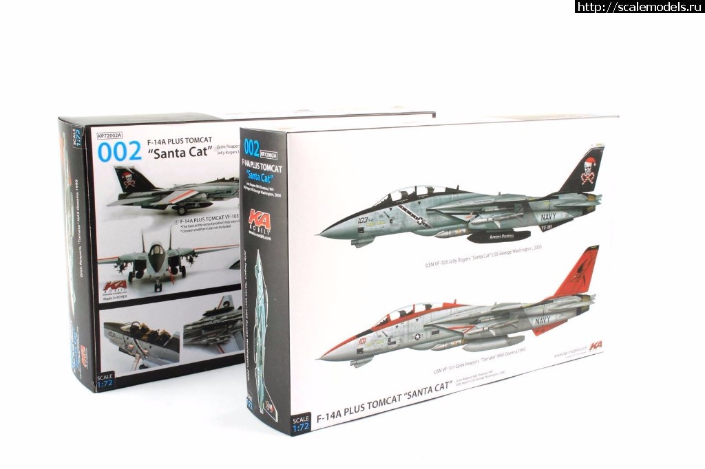 1513326880_25311173_2105954222751707_9057063051473315611_o.jpg :  KA-models 1/72 F-14A PLUS Tomcat SantaCat  