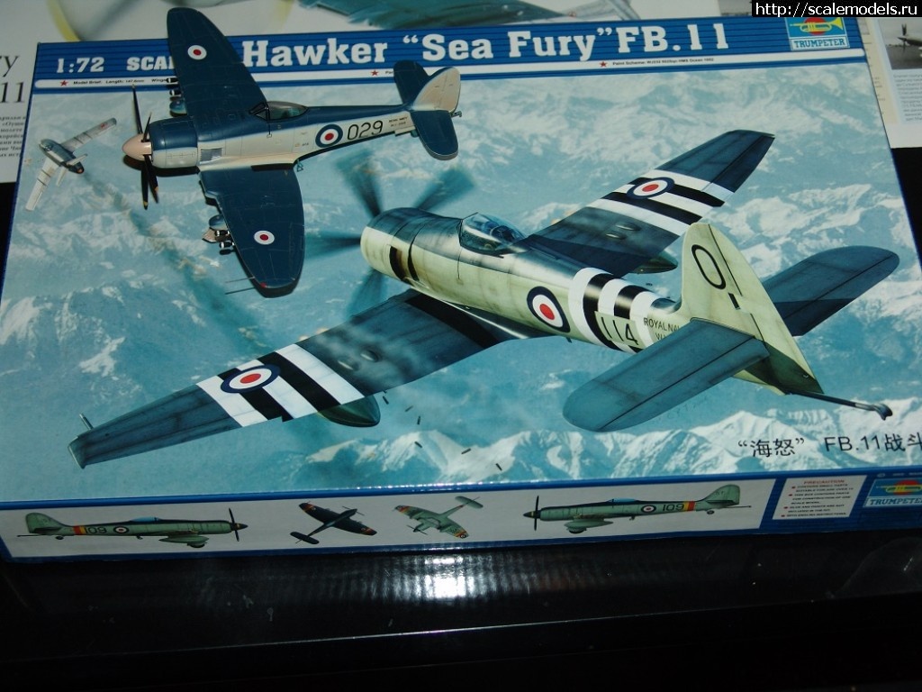 1513367752_DSC02822.JPG : Hawker Sea Fury FB.11      Trumpeter   1:72..  