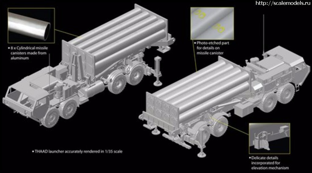 1513841192_l_DRA3605_MFU11.jpg :  Dragon 1/35 M1120 Terminal High Altitude Area Defense Missile Launcher  