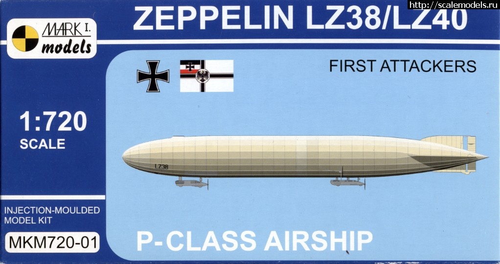 1515164087_Box01.jpg : Zepplein LZ40 (L10) - 1:720 - Mark I Models - !  