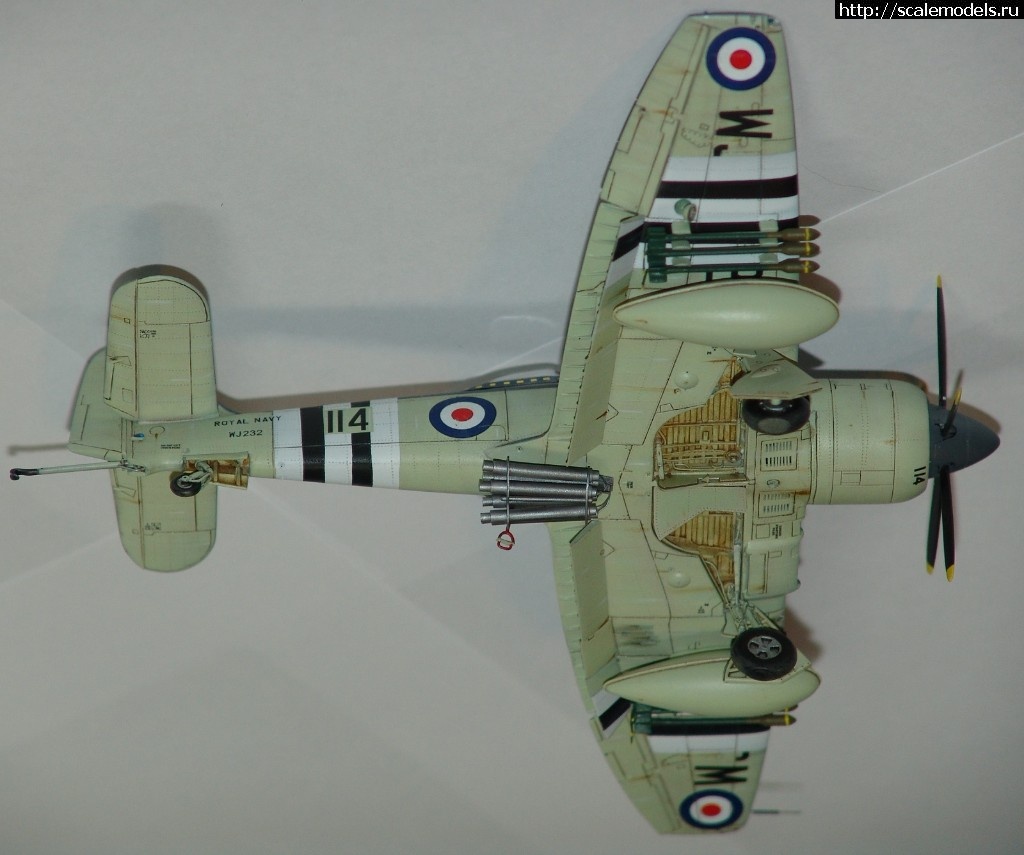 1515261223_DSC02858.JPG : #1444676/ Hawker Sea Fury FB.11      Trumpeter   1:72..  