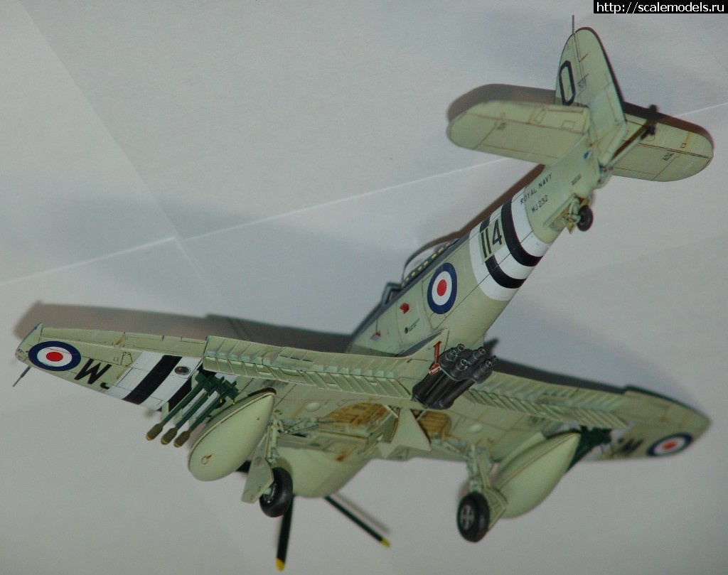 1515261260_DSC02860.JPG : #1444676/ Hawker Sea Fury FB.11      Trumpeter   1:72..  